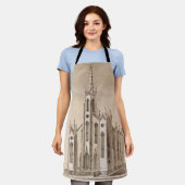 Oude Sint-Nicolaaskerk New York Schets Schort (Gedragen)