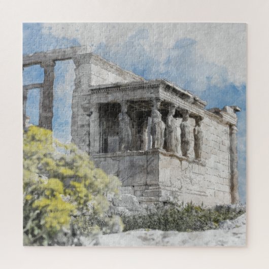 Oude sites Acropolis in Athene, Griekenland Legpuzzel (Verticaal)