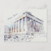 Oude sites Parthenon in Athene, Griekenland Briefkaart (Voorkant)