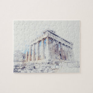 Oude sites Parthenon in Athene, Griekenland Legpuzzel