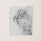 Oude sites Parthenon in Athene, Griekenland Legpuzzel (Verticaal)