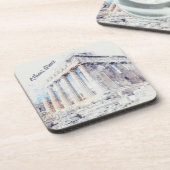 Oude sites Parthenon in Athene Griekenland Reizen Bier Onderzetter (Linkerzijde)