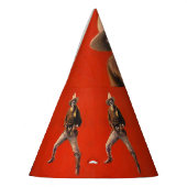 Oude skelet cowboy feesthoed feesthoedjes (Links)