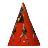 Oude skelet cowboy feesthoed feesthoedjes (Rechts)
