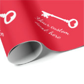 Oude  skelet op het hart, aangepast huishouden cadeaupapier (Rol Hoek)