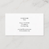 Oude  skelet sleutel visitekaartje template (Achterkant)