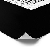 Oude skeletbotten torso lichaam Halloween Poster (Hoek)