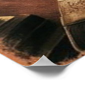 Oude Skeletjournalist Poster (Hoek)