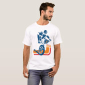 Oude Skool BMX-T-shirt T-shirt (Voorkant volledig)