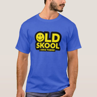 Oude skool - ik was daar Shirt - zuur blauw