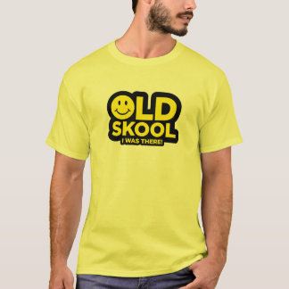 Oude skool - ik was er! Acid Rave - Geel T-shirt