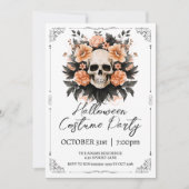 Oude Skull Halloween Kaart (Voorkant)