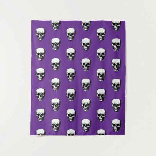 Oude Skulls Tapestry Wandkleed (Voorkant)