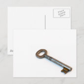 Oude sleutel briefkaart (Voorkant / Achterkant)
