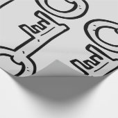 Oude sleutel cadeaupapier (Hoek)