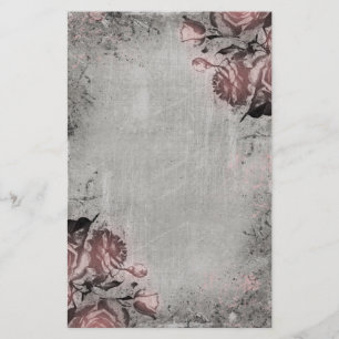 Oude sleutel en Rozen Briefpapier