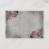 Oude sleutel en Rozen Contactkaartje (Achterkant)