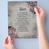 Oude sleutel en Rozen Flyer (Hand)