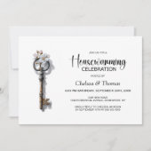 Oude Sleutel Housewarming Feest Kaart (Voorkant)
