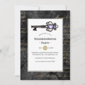 Oude Sleutel Housewarming Feestje Kaart (Voorkant)