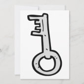 Oude sleutel kaart (Voorkant)