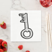 Oude sleutel servet (Insitu)