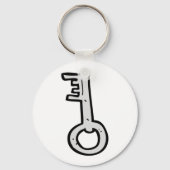 Oude sleutel sleutelhanger (Voorkant)