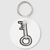 Oude sleutel sleutelhanger (Achterkant)