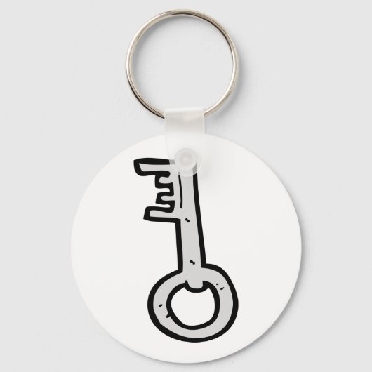 Oude sleutel sleutelhanger (Achterkant)