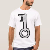 Oude sleutel t-shirt (Voorkant)