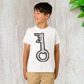 Oude sleutel t-shirt