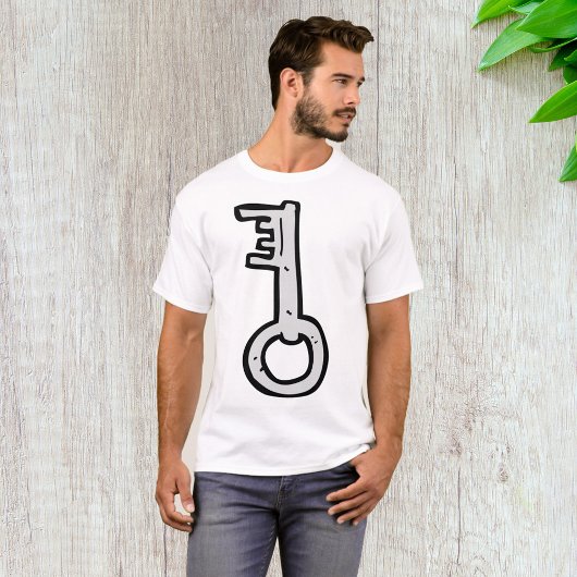 Oude sleutel t-shirt