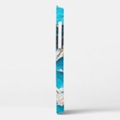 Oude slijmwandtextuur en zeebeving Case-Mate iPhone case (Achterkant / Links)