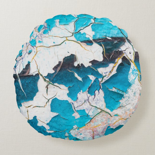 Oude slijmwandtextuur en zeebeving rond kussen (Voorkant)