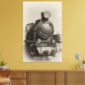 Oude smalbandstoommachine Gr-269 Canvas Afdruk (Insitu (Woonkamer))