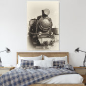 Oude smalbandstoommachine Gr-269 Canvas Afdruk (Insitu (Slaapkamer))