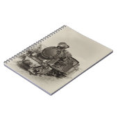 Oude smalbandstoommachine Gr-269 Notitieboek (Linkerzijde)