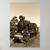 Oude smalbandstoommachine Gr-269 Poster (Voorkant)