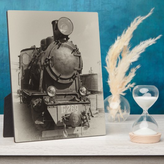 Oude smalspoor stoomlocomotief Gr-269 Fotoplaat (Zijkant)