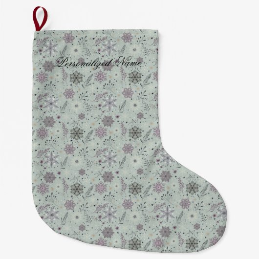 Oude Sneeuw Grote Kerstsok (Voorkant)