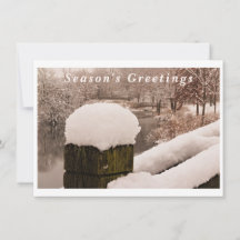 Oude sneeuw over meerbruggen Winter Wonderland