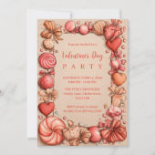 Oude Snoephartjes Valentijnsfeest Kaart (Voorkant)