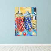 Oude snoeppotten canvas afdruk (Insitu (Houten vloer))