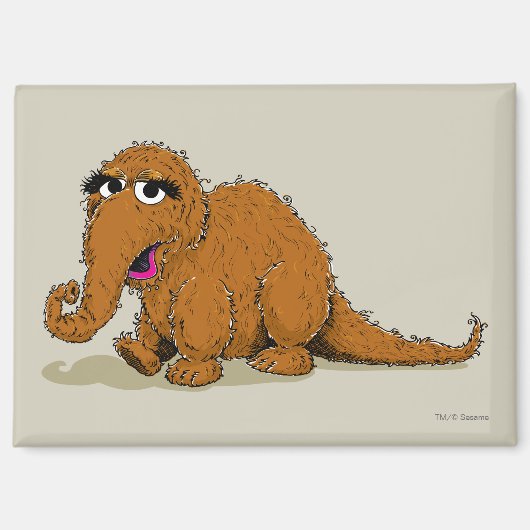 Oude Snuffleupagus Magneet (Voorkant)