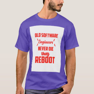 Oude software engineers sterven nooit en ze lossen t-shirt