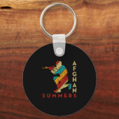 Oude soldaat afghaanse zomers steun leger sleutelhanger (Voorkant)
