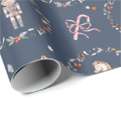 Oude Soldaat Kerst Inpakpapier (Rol Hoek)