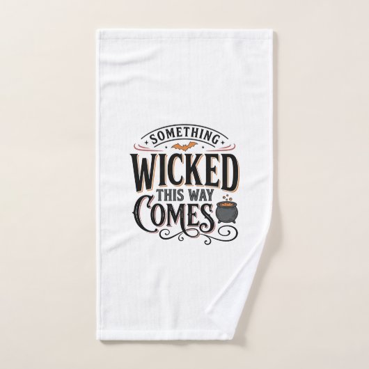Oude Something Wicked Halloween T-shirt ontwerp_1 Handdoek (Handdoek)