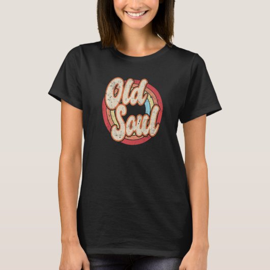 Oude Soul Distress Retro Cool T-shirt (Voorkant)