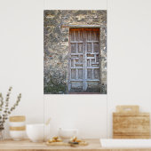 Oude Spaanse deur Poster (Keuken)